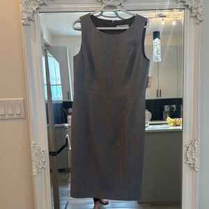 Banana Republic Charcoal Sleeveless Midi Dress